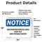 Signmission Wastewater Reuse Area Keep Out Non-Potable Water OSHA Notice Sign, Vinyl Decal, 24in x 18in, 2PK OS-2PACK-NS-D-1824-L-18960 - alternate 2